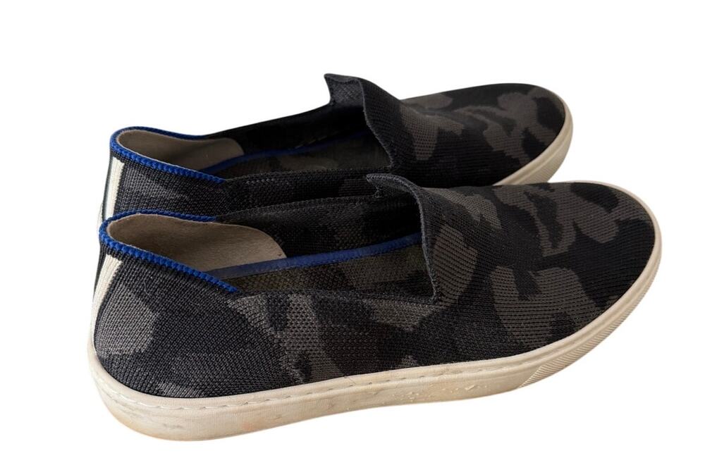 Rothy's Women The Original Slip On Sneaker Gray Camo 6.5